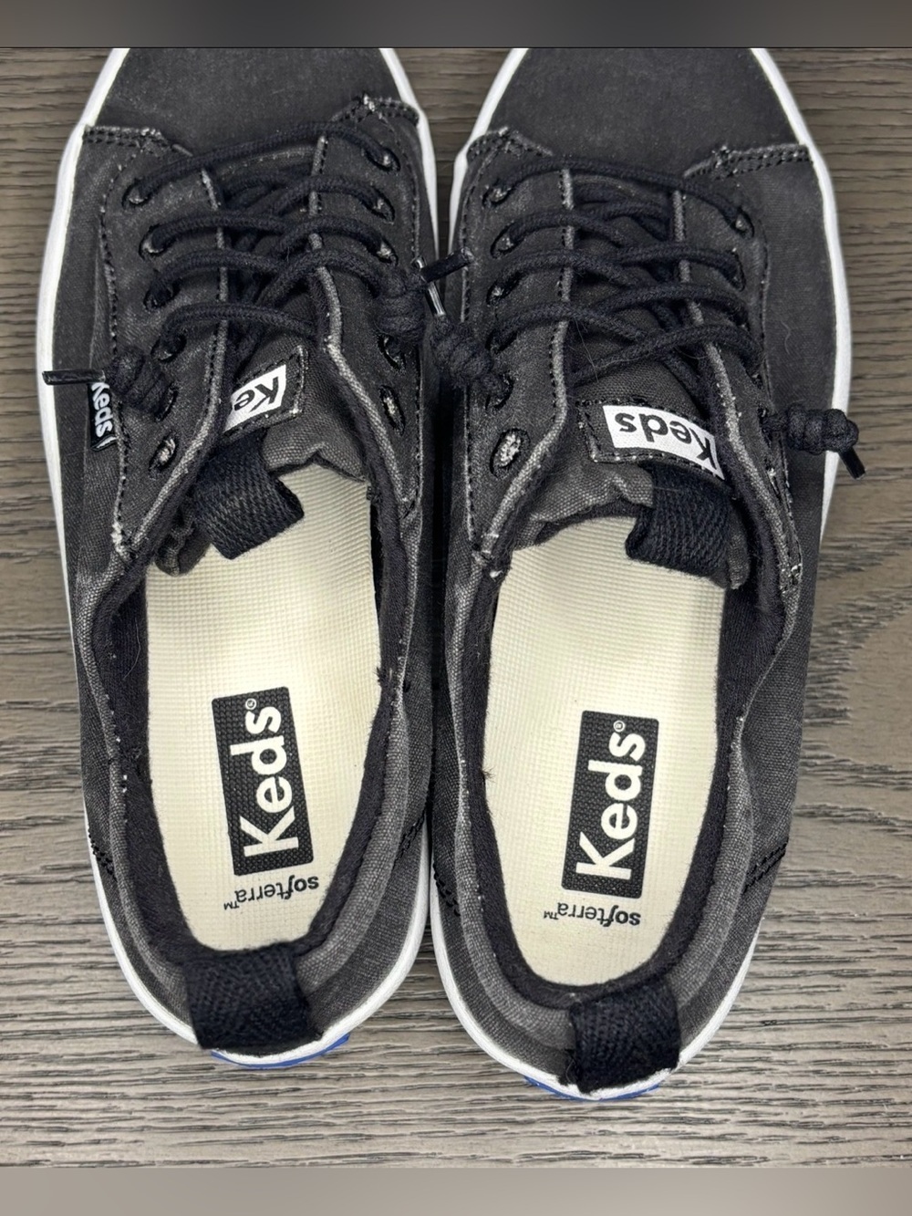 Keds Kickback Canvas Sneakers Black Women’s 5 - Picture 4 of 5